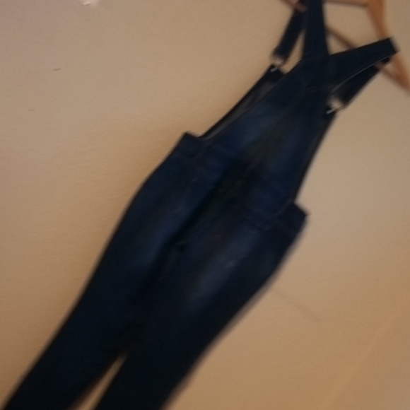 Distressed overalls blue spice 7 - Picture 6 of 10